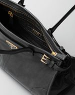 Prada Bonnie Medium Leather Handbag - Image 5